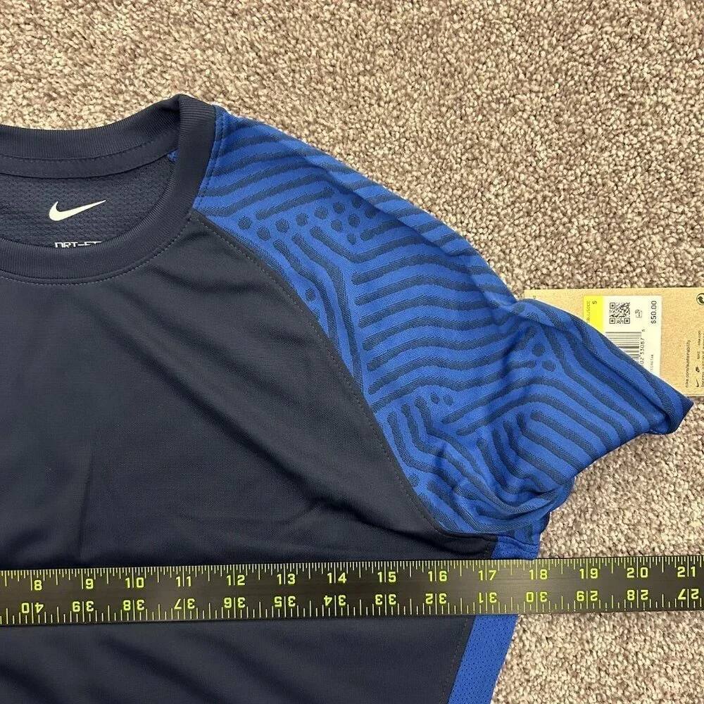Nike Soccer Jersey Top Short Sleeves Navy Blue Women's Size S - Small - NWT$50